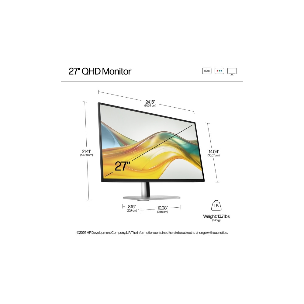 Produktbild för HP 527pq - Series 5 Pro - LED-skärm - QHD - 27" - Smart Buy