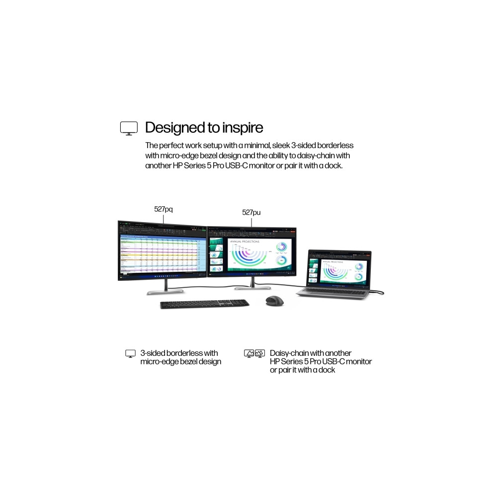 Produktbild för HP 527pq - Series 5 Pro - LED-skärm - QHD - 27" - Smart Buy
