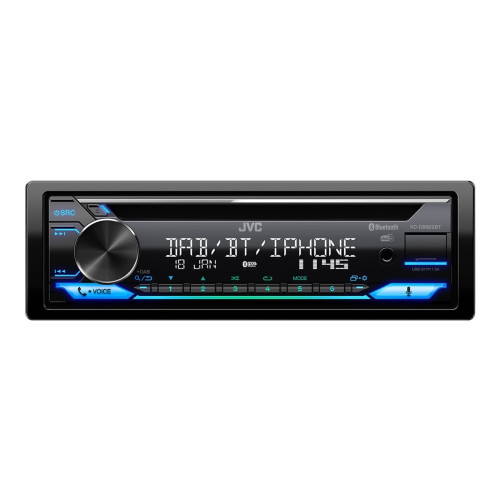 JVC JVC KD-DB922BT - Bil - CD-mottagare - inbyggd enhet - Enkel-DIN