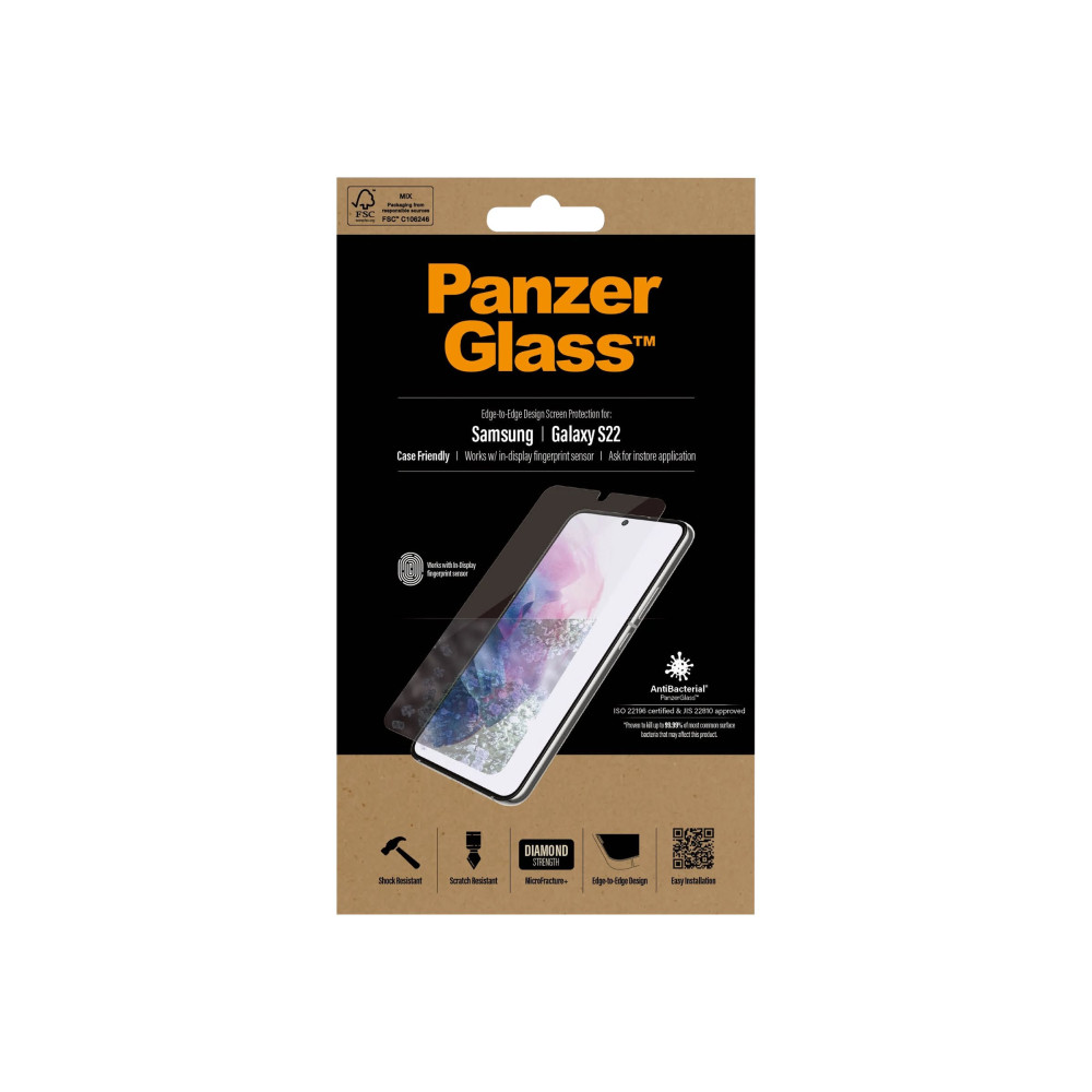 Produktbild för PanzerGlass - skärmskydd för mobiltelefon