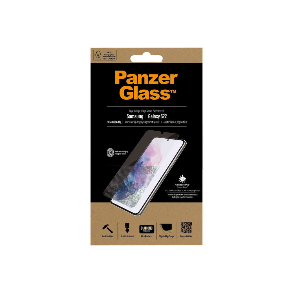 Produktbild för PanzerGlass - skärmskydd för mobiltelefon