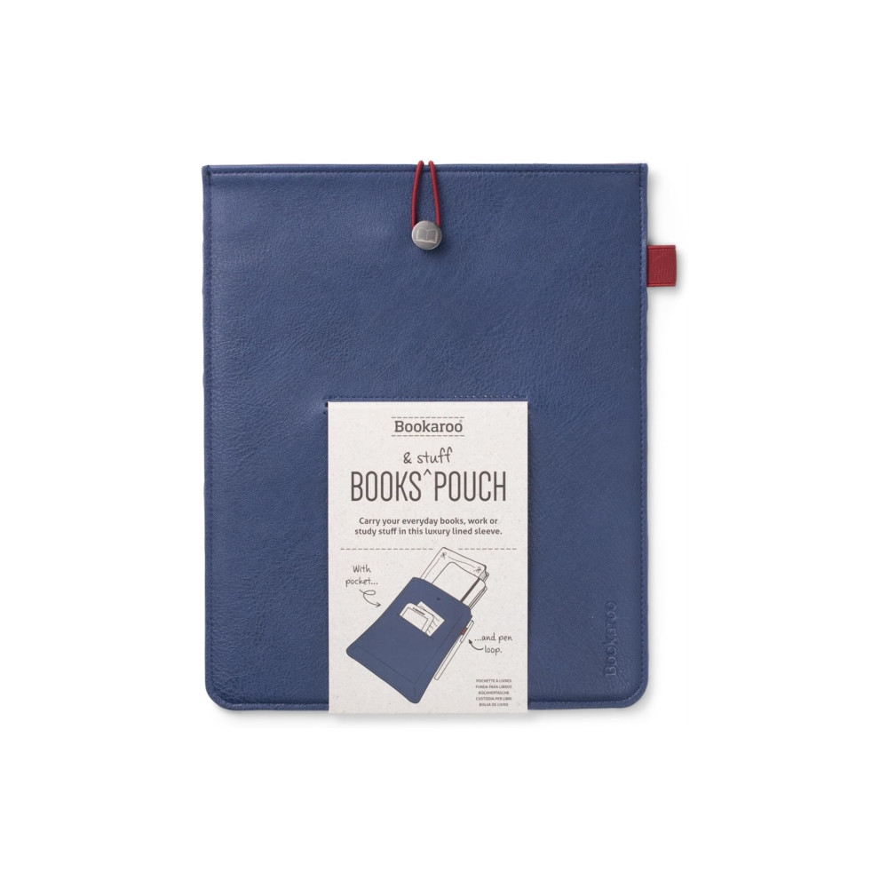 Produktbild för Bookaroo Books & Stuff Pouch - Navy