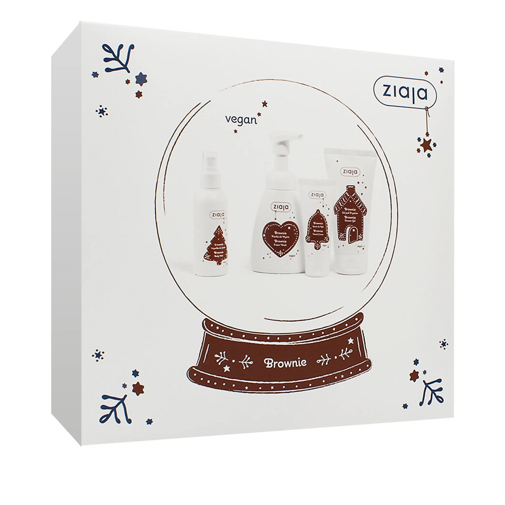 Produktbild för Ziaja Brownie SET (SG 160ml + Foam Wash 250ml + Hand Cream 50ml + Mist 100ml)