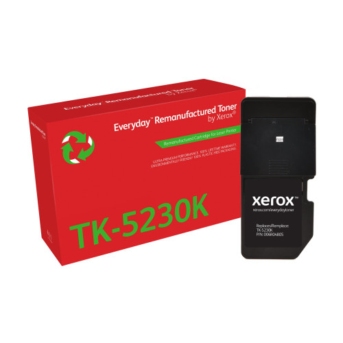 XEROX Everyday - svart - kompatibel - återanvänd - tonerkassett (alternativ för: Kyocera TK-5230K) - Green World Alliance returprogram
