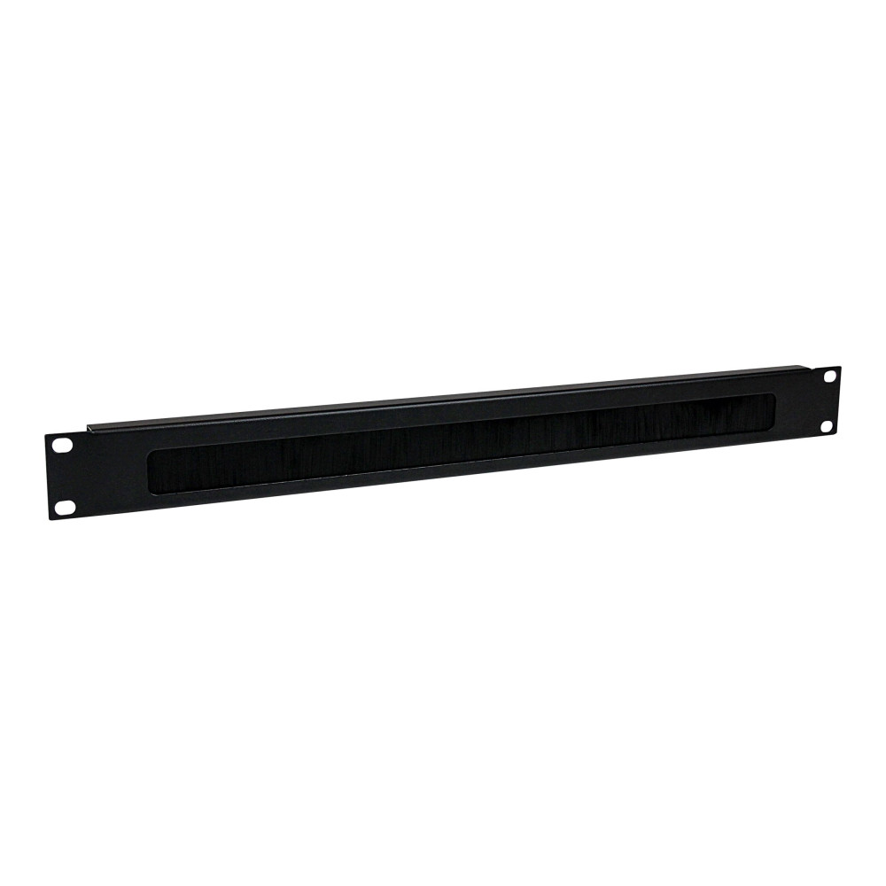 Produktbild för StarTech.com 1U High-density Brush Strip Cable Management Panel - Sturdy Steel Horizontal Data Centre Cable Management Panel (CMBRUSH1U) - rackpanel för kabelhantering - 1U