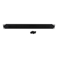 Produktbild för StarTech.com 1U High-density Brush Strip Cable Management Panel - Sturdy Steel Horizontal Data Centre Cable Management Panel (CMBRUSH1U) - rackpanel för kabelhantering - 1U