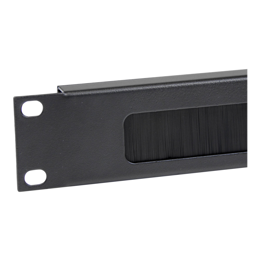 Produktbild för StarTech.com 1U High-density Brush Strip Cable Management Panel - Sturdy Steel Horizontal Data Centre Cable Management Panel (CMBRUSH1U) - rackpanel för kabelhantering - 1U