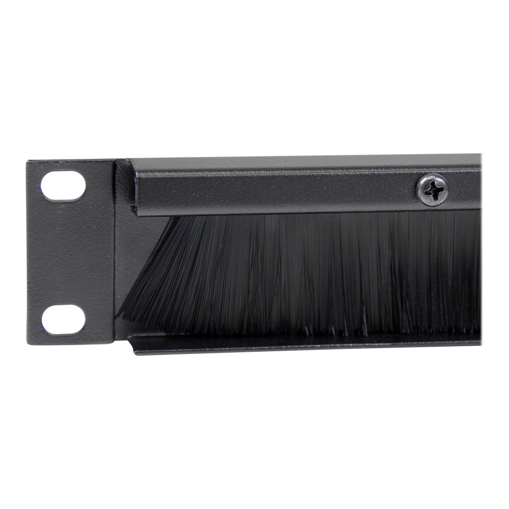 Produktbild för StarTech.com 1U High-density Brush Strip Cable Management Panel - Sturdy Steel Horizontal Data Centre Cable Management Panel (CMBRUSH1U) - rackpanel för kabelhantering - 1U
