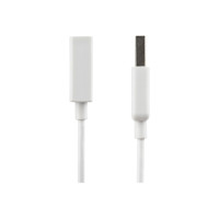 Produktbild för StarTech.com 3m White USB 2.0 Extension Cable Cord - A to A - USB Male to Female Cable - 1x USB A (M), 1x USB A (F) - White, 3 meter (USBEXTPAA3MW) - USB-förlängningskabel - USB till USB - 3 m