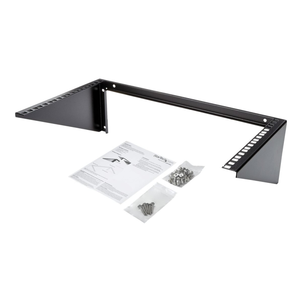 Produktbild för Startech Vertikal väggmonterbart serverrack - solitt stål - 6U - fäste för väggmontering - 6U