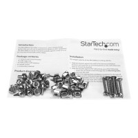 Produktbild för Startech Vertikal väggmonterbart serverrack - solitt stål - 6U - fäste för väggmontering - 6U
