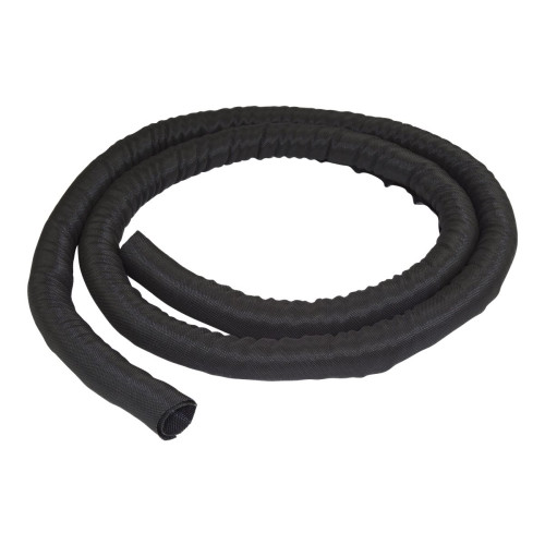 StarTech.com StarTech.com 2 m kabelhanteringsstrumpa - Flexibelt lindad kabelstrumpa - 25,4 mm till 38,1 mm diameter expanderbar hylsa - Polyesterkabelhanterare/-skydd/-döljare - Svart kabelorganiserare som kan klippas - set med kabelfodral