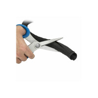 Produktbild för StarTech.com 2 m kabelhanteringsstrumpa - Flexibelt lindad kabelstrumpa - 25,4 mm till 38,1 mm diameter expanderbar hylsa - Polyesterkabelhanterare/-skydd/-döljare - Svart kabelorganiserare som kan klippas - set med kabelfodral