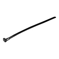 Produktbild för StarTech.com 20cm(8") Reusable Cable Ties, 7mm(1/4") wide, 50mm(1-7/8") Bundle Dia. 22kg(50lb) Tensile Strength, Releasable Nylon Ties, Indoor/Outdoor, 94V-2/UL Listed, 100 Pack, Black - Nylon 66 Plastic - TAA (CBMZTRB8BK) - kabelsamlare - TAA-kompatibel