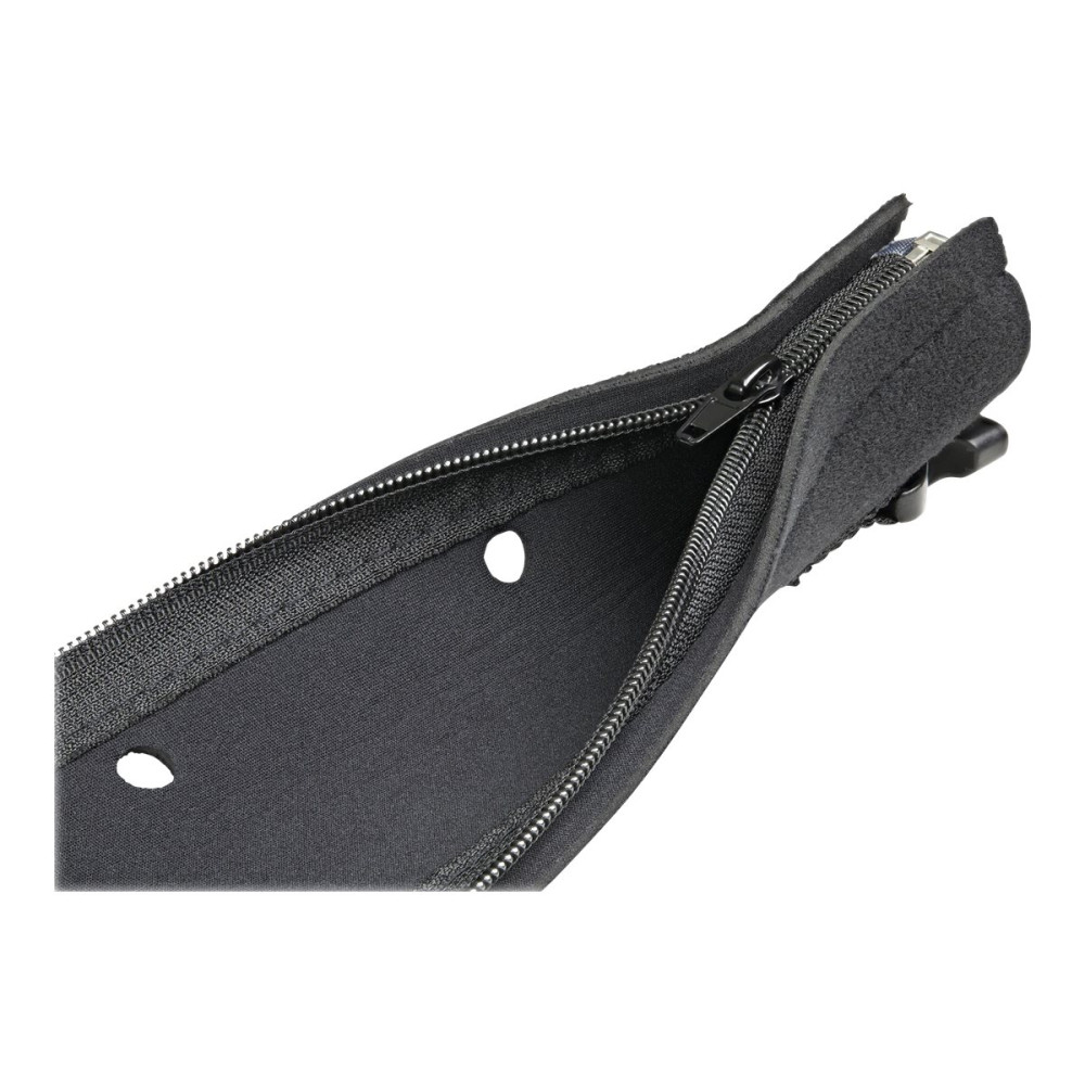 Produktbild för StarTech.com Kabelstrumpa i neopren på 1 m med dragkedja och spänne - diameter på 3 cm - Dator/nätverk/AV-sladdskydd - Flexibelt kabelarrangemang - Svart - kabelhanteringsfodral