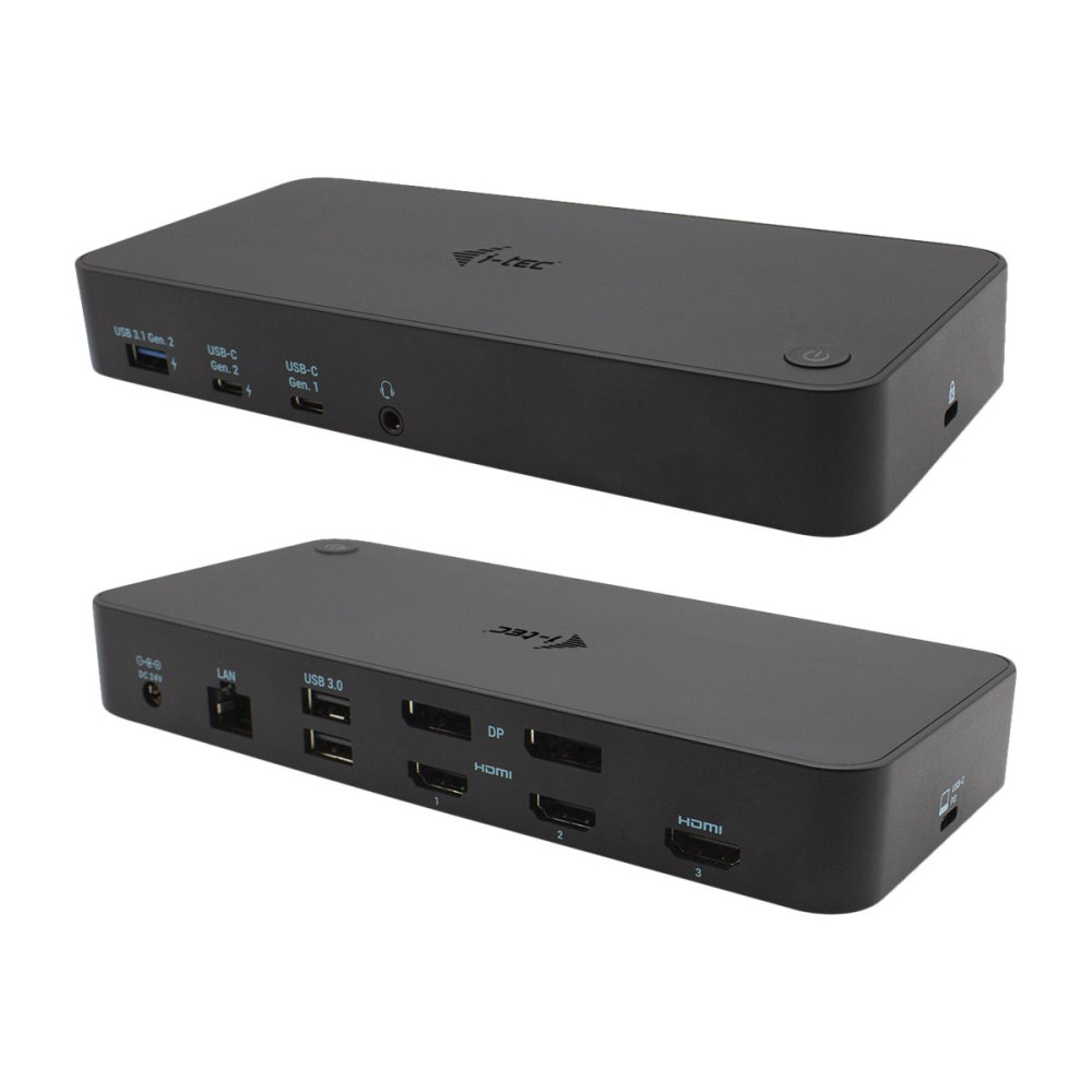 Produktbild för i-Tec - dockningsstation - USB-C / Thunderbolt 3 - DP, HDMI - 1GbE