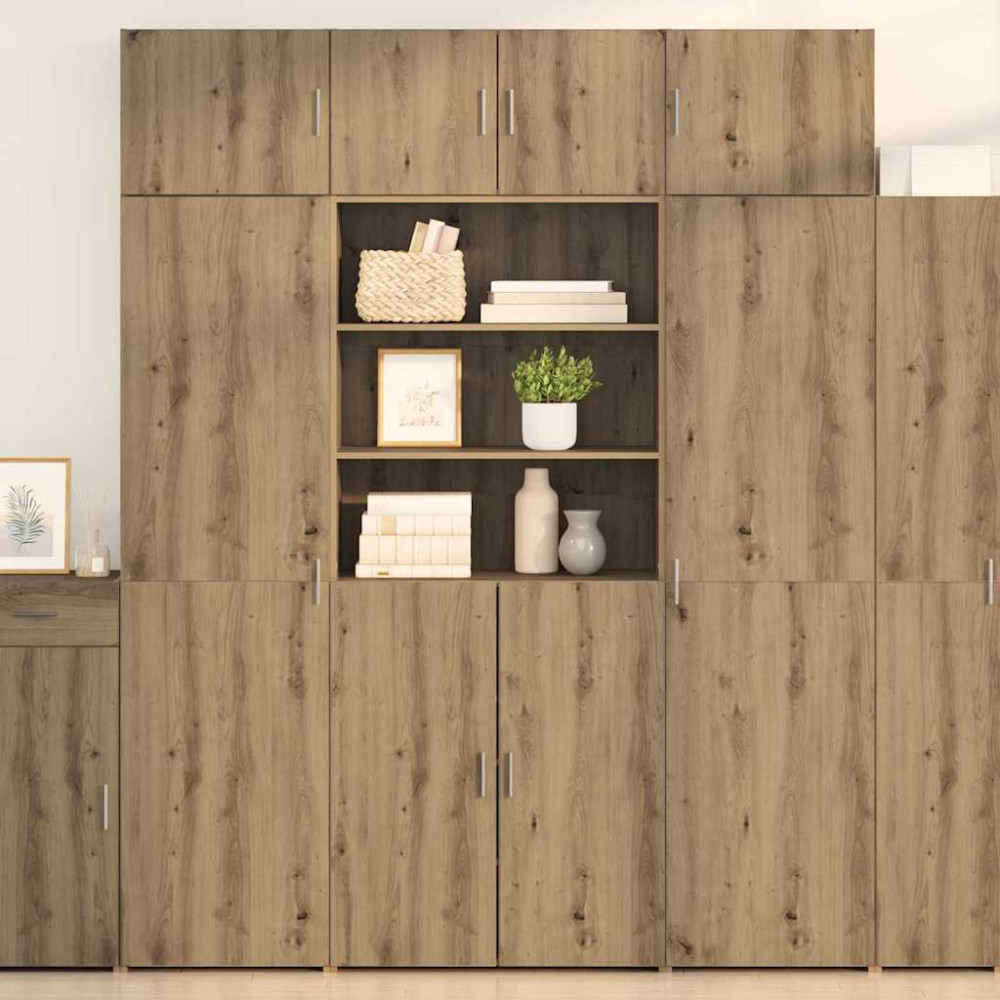 Produktbild för Förvaringsskåp Artisan Ek 80 x 42,5 x 225 cm Konstruerat trä