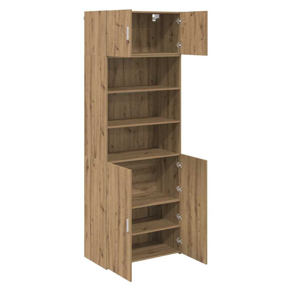 Produktbild för Förvaringsskåp Artisan Ek 80 x 42,5 x 225 cm Konstruerat trä