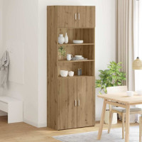 Produktbild för Förvaringsskåp Artisan Ek 80 x 42,5 x 225 cm Konstruerat trä
