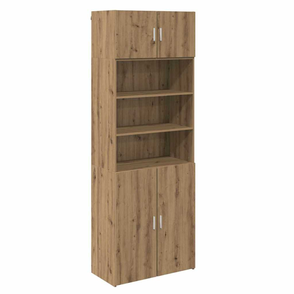 Produktbild för Förvaringsskåp Artisan Ek 80 x 42,5 x 225 cm Konstruerat trä