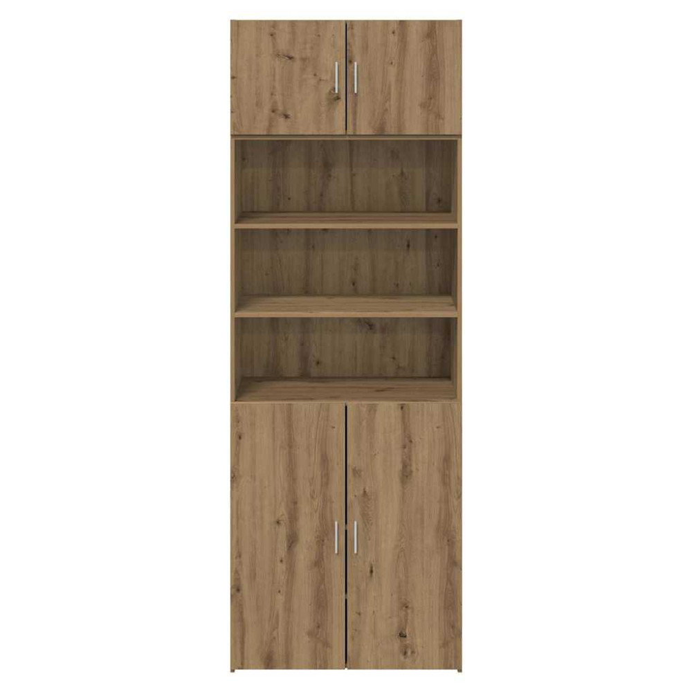 Produktbild för Förvaringsskåp Artisan Ek 80 x 42,5 x 225 cm Konstruerat trä