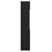 Produktbild för Förvaringsskåp Svart Ek 80 x 42,5 x 225 cm Konstruerat trä
