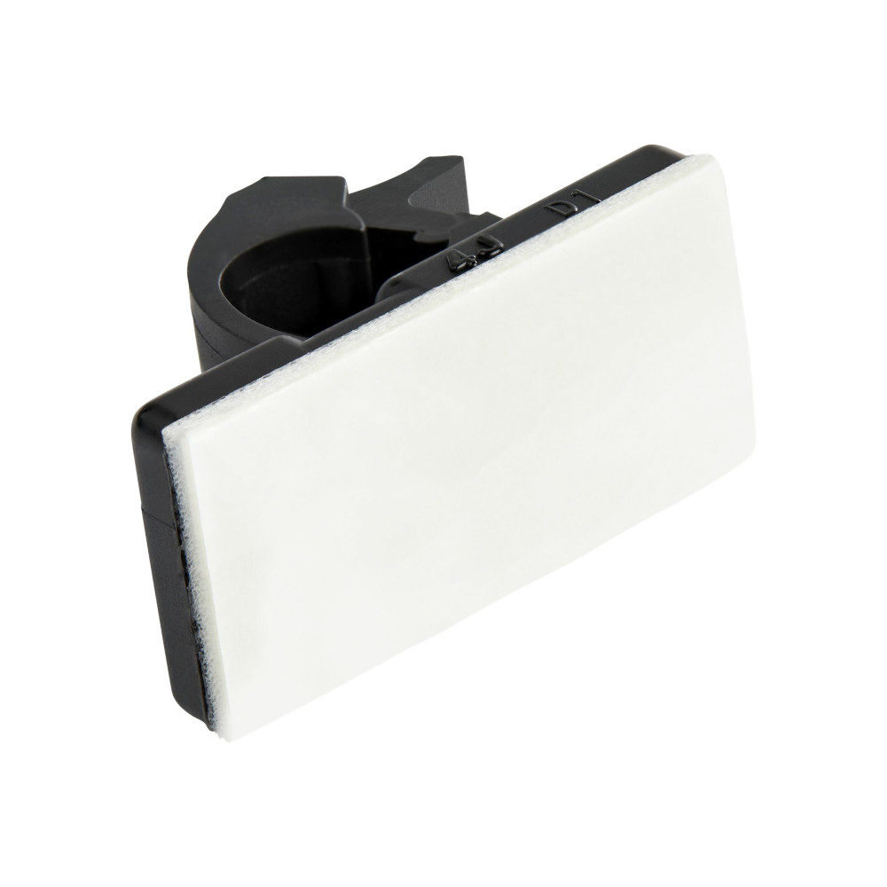 Produktbild för StarTech.com 100 självhäftande kabelhanteringsclips Svart - Nätverk/Ethernet/kontorsbord/datorsladdorganiserare - Självfästande kabel-/ledningshållare - Självhäftande nylonklämma brandklassad enligt UL/94V-2 - kabelklämmor - TAA-kompatibel
