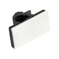 Produktbild för StarTech.com 100 självhäftande kabelhanteringsclips Svart - Nätverk/Ethernet/kontorsbord/datorsladdorganiserare - Självfästande kabel-/ledningshållare - Självhäftande nylonklämma brandklassad enligt UL/94V-2 - kabelklämmor - TAA-kompatibel