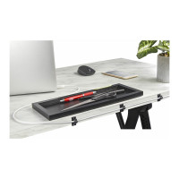 Produktbild för StarTech.com 100 självhäftande kabelhanteringsclips Svart - Nätverk/Ethernet/kontorsbord/datorsladdorganiserare - Självfästande kabel-/ledningshållare - Självhäftande nylonklämma brandklassad enligt UL/94V-2 - kabelklämmor - TAA-kompatibel