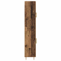 Produktbild för Skåp Gammalt trä 69,5 x 34 x 180 cm Konstruerat trä