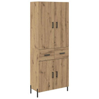 Produktbild för Skåp Väggmonterad Artisan Ek 69,5 x 34 x 180 cm Konstruerat trä