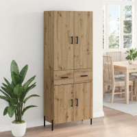 Produktbild för Skåp Väggmonterad Artisan Ek 69,5 x 34 x 180 cm Konstruerat trä