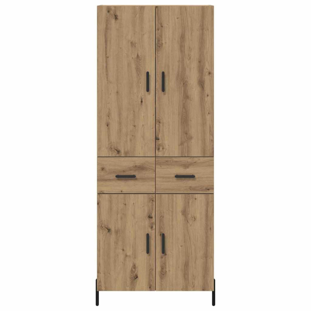 Produktbild för Skåp Väggmonterad Artisan Ek 69,5 x 34 x 180 cm Konstruerat trä