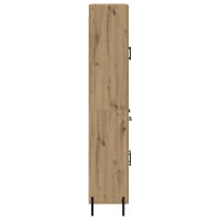 Produktbild för Skåp Väggmonterad Artisan Ek 69,5 x 34 x 180 cm Konstruerat trä