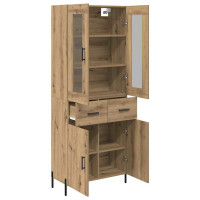 Produktbild för Skåp Väggmonterad Artisan Ek 69,5 x 34 x 180 cm Konstruerat trä