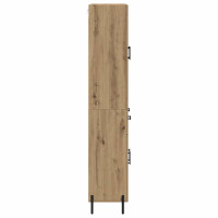 Produktbild för Skåp Väggmonterad Artisan Ek 69,5 x 34 x 180 cm Konstruerat trä