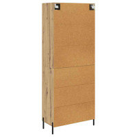Produktbild för Skåp Väggmonterad Artisan Ek 69,5 x 34 x 180 cm Konstruerat trä