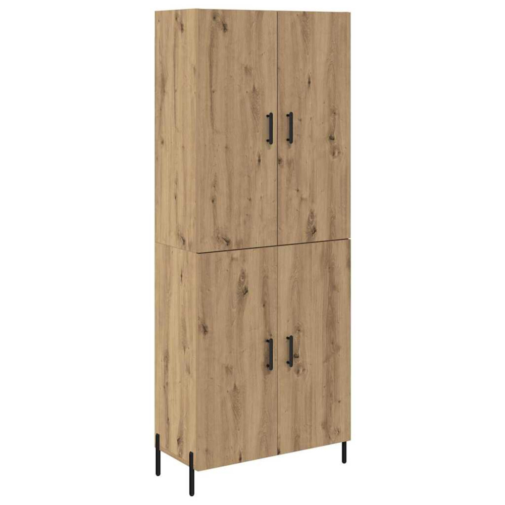 Produktbild för Skåp Väggmonterad Artisan Ek 69,5 x 34 x 180 cm Konstruerat trä