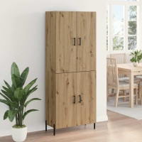 Produktbild för Skåp Väggmonterad Artisan Ek 69,5 x 34 x 180 cm Konstruerat trä