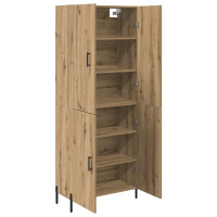 Produktbild för Skåp Väggmonterad Artisan Ek 69,5 x 34 x 180 cm Konstruerat trä