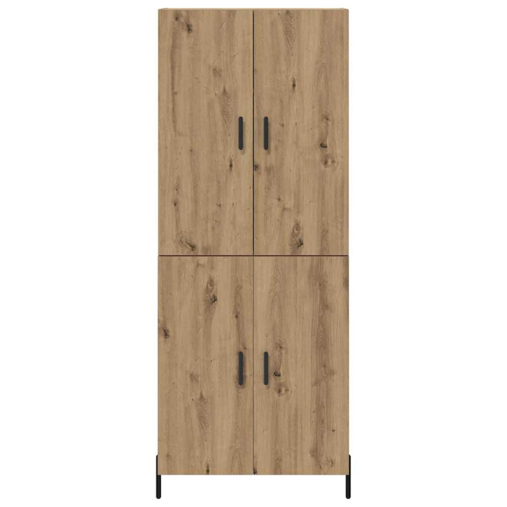 Produktbild för Skåp Väggmonterad Artisan Ek 69,5 x 34 x 180 cm Konstruerat trä