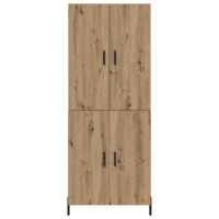 Produktbild för Skåp Väggmonterad Artisan Ek 69,5 x 34 x 180 cm Konstruerat trä