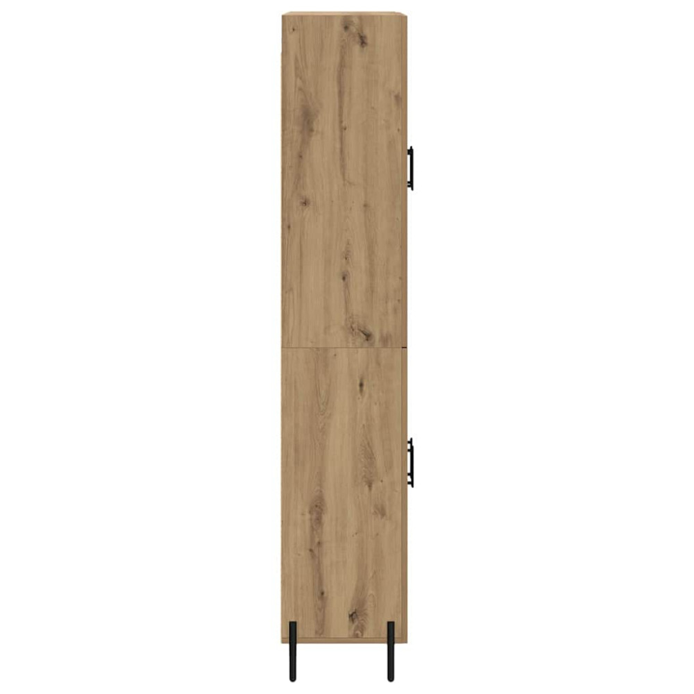 Produktbild för Skåp Väggmonterad Artisan Ek 69,5 x 34 x 180 cm Konstruerat trä