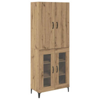 Produktbild för Skåp Väggmonterad Artisan Ek 69,5 x 34 x 180 cm Konstruerat trä