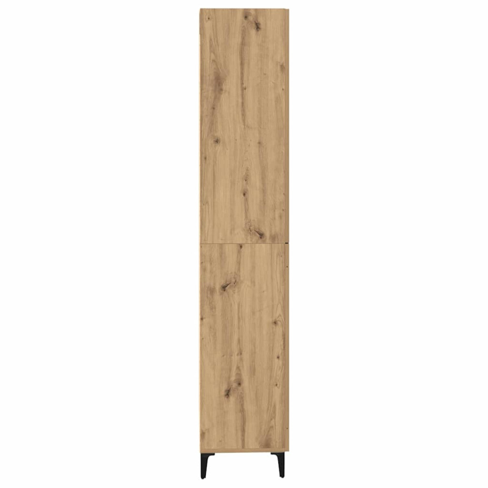 Produktbild för Skåp Väggmonterad Artisan Ek 69,5 x 34 x 180 cm Konstruerat trä