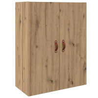 Produktbild för Skåp Väggmonterad Artisan Ek 69,5 x 34 x 180 cm Konstruerat trä