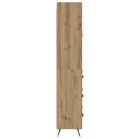 Produktbild för Skåp Väggmonterad Artisan Ek 69,5 x 34 x 180 cm Konstruerat trä