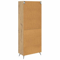 Produktbild för Skåp Väggmonterad Artisan Ek 69,5 x 34 x 180 cm Konstruerat trä