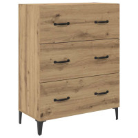 Produktbild för Skåp Väggmonterad Artisan Ek 69,5 x 34 x 180 cm Konstruerat trä
