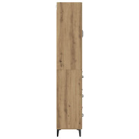 Produktbild för Skåp Väggmonterad Artisan Ek 69,5 x 34 x 180 cm Konstruerat trä